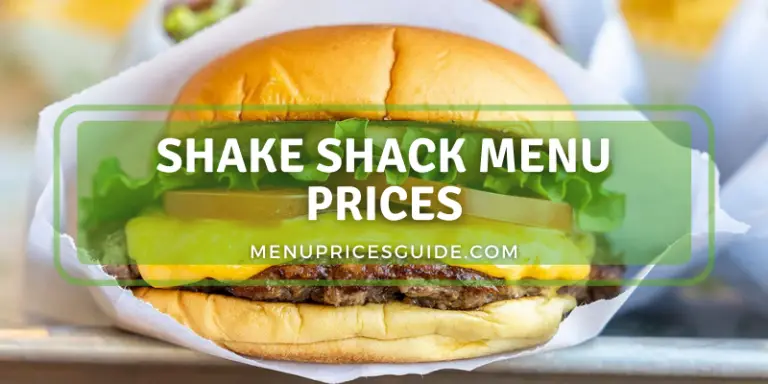 Shake Shack Menu Prices