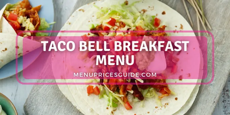 Taco Bell Breakfast Menu 2021