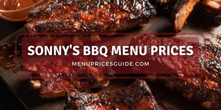 Sonny's BBQ Menu Prices