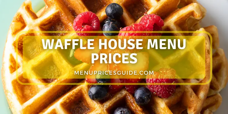 Waffle house menu