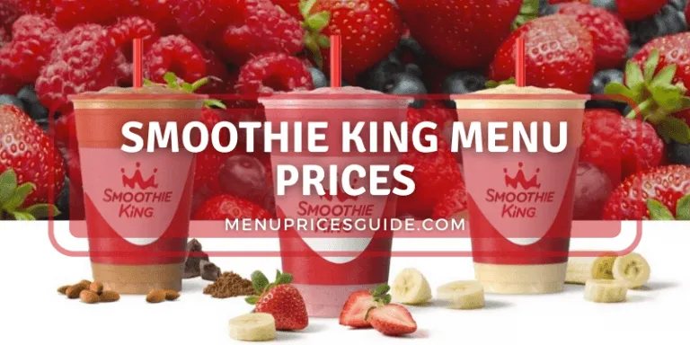 smoothie king menu prices