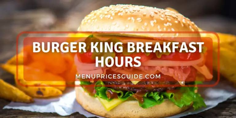 Burger King Breakfast