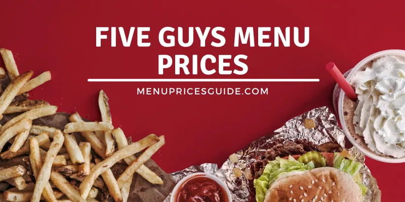 five guys menu prices