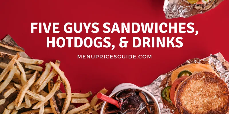 five guys menu prices