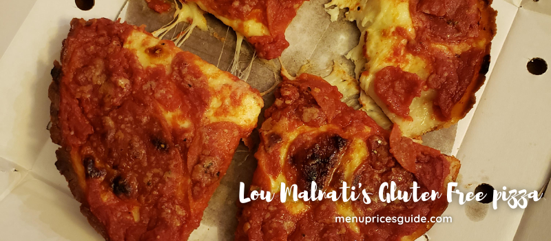Lou Malnati's gluten free pizza