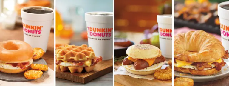 Dunkin Donuts Menu Prices 2023 Official Updated   Dunkin Donuts Breakfast Menu 768x288 