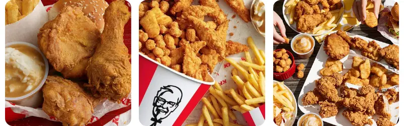 KFC chicken tender menu prices