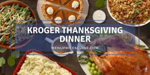Kroger Thanksgiving Dinner