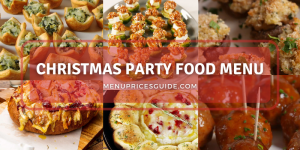 Christmas Party Food Menu ideas
