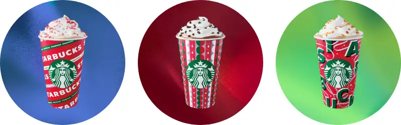 christmas starbucks menu