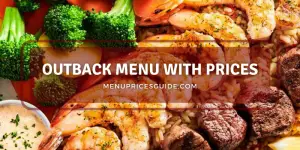 Outback Menu with Prices 2022