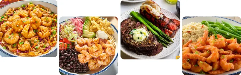 Red lobster menu for every event