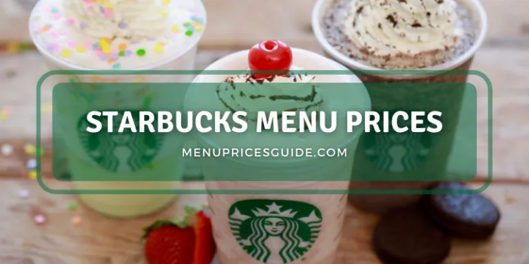 Starbucks Menu Prices