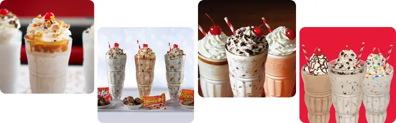 Steak and Shake Menu Shakes Flavors