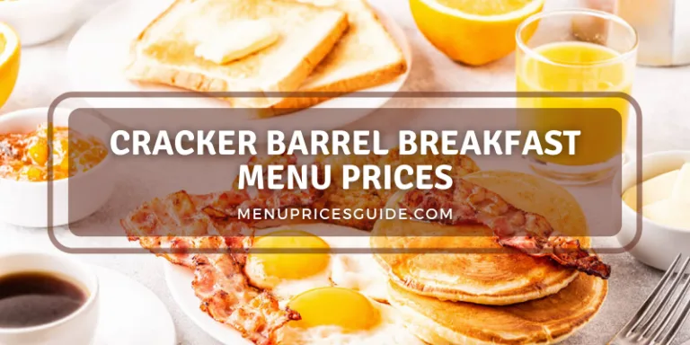 Cracker Barrel Breakfast Menu Prices