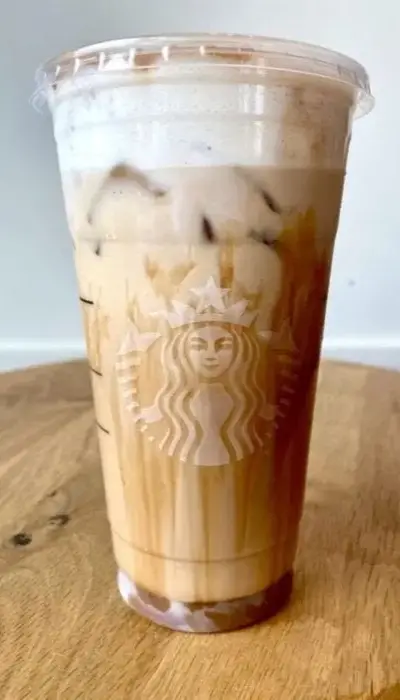 Salted Caramel Cream Mocha Cold Brew drink