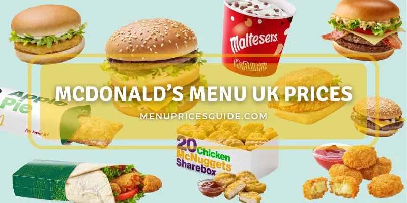 McDonald's Menu UK Prices