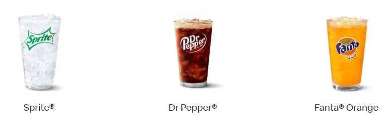 mcdonald's drink menu