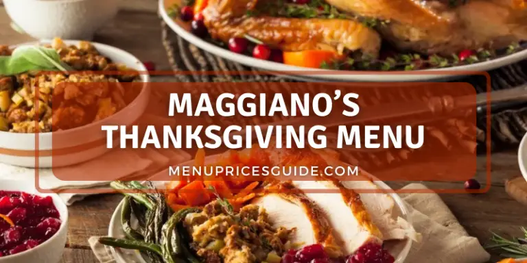 Maggiano's Thanksgiving Menu,Maggiano's Thanksgiving Dinner