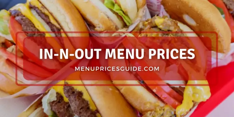 In-N-Out Menu Prices,In-N-Out Burger Menu