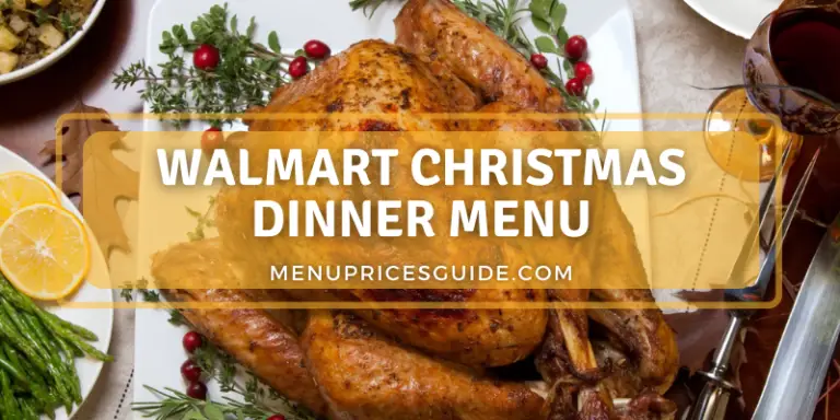 Walmart Christmas Dinner,Walmart Christmas Menu