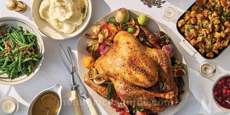 Whole Foods Thanksgiving dinner menu items