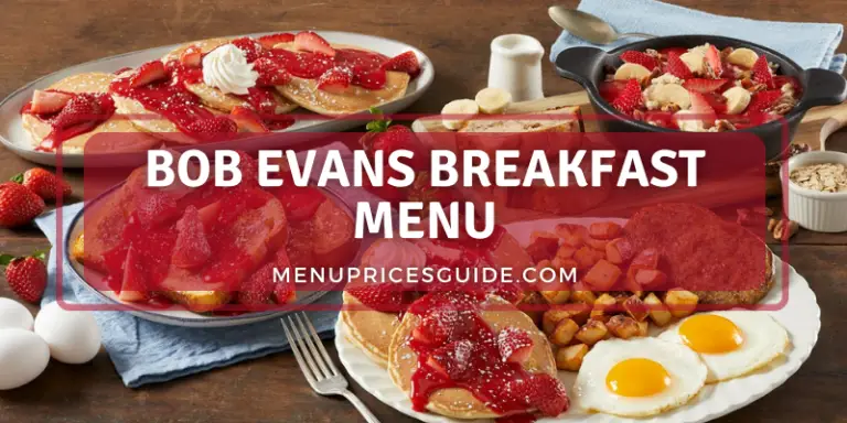 Bob Evans Breakfast Menu,family breakfast menu