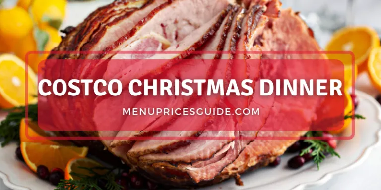 Costco Christmas Dinner menu