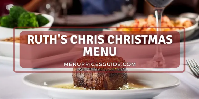 Ruths Chris Christmas Menu