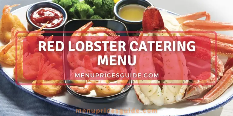 Red Lobster Catering Menu Prices 2024