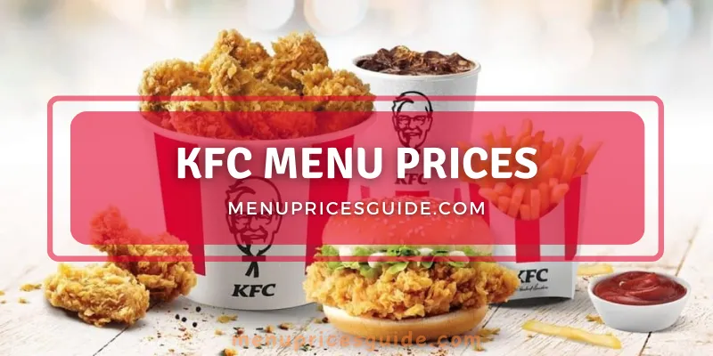 kfc menu prices